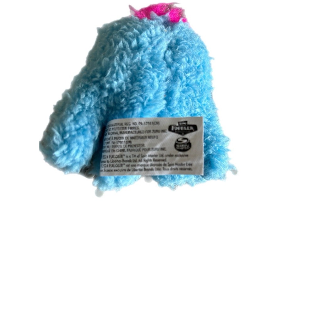Fuggler Funny Ugly Monster BABY FUGG SASQUOOSH Blue 3.5" Series 4 Plush Zuru - Picture 3 of 9